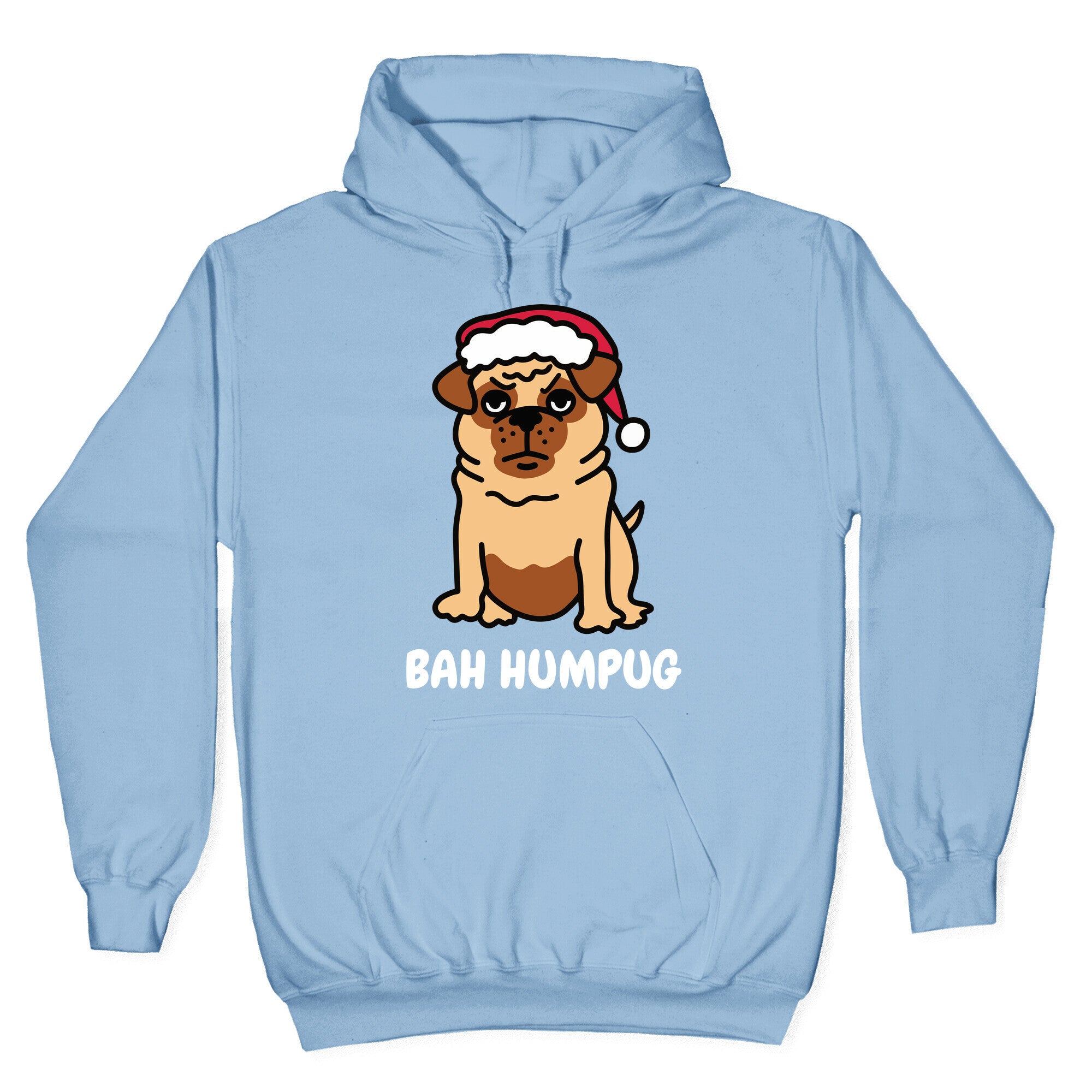 Bah Humpug Pug Hoodie